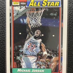 1991-92 Michael Jordan Topps All-Star