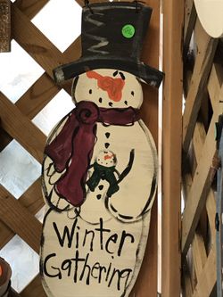 Snowman decor