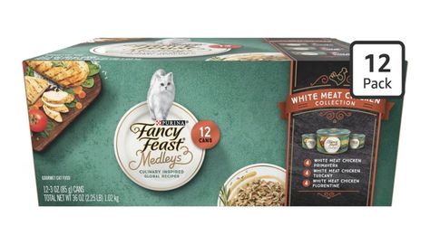New 12 pack cat food fancy feast white meat chicken collection PUO near Cedar and Shepherd I have 4 12 packs available price is for each