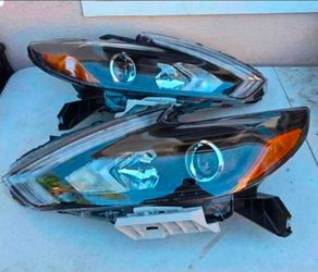 16-18 Nissan Altima LED DRL Projector
Headlights Switchback Luces Focos Micas Faros Faroles Headlam
