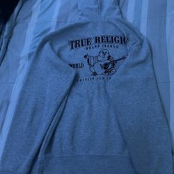 True Religion sweater medium and medium puma windebreaker