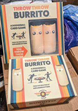 Throw Throw Burrito Game Original And Kickstarter Edition New