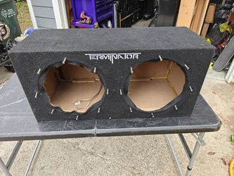 MTX Dual 12 subwoofer box
