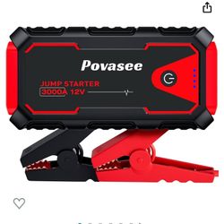 Povasee 3000A Jump Starter