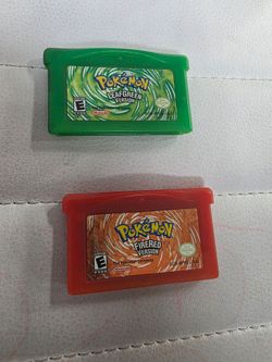 Pokemon Leafgreen and Firered gba sp ds lite Nintendo authentic