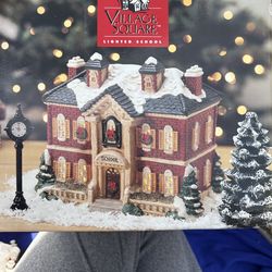 Christmas glass vintage village