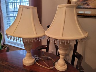 2 Marbel Lamps 