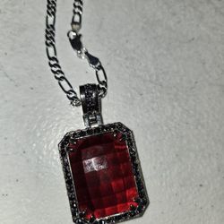 Brass Chain With Brass Charm 