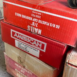 Plastic Cap Nails 7/8”