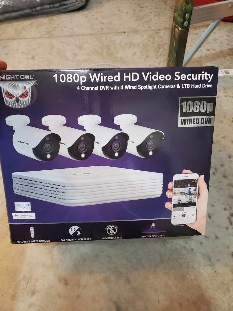 Night owl security 4 Camera package