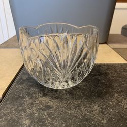 Princess House 950 24% Lead Crystal Rose Bowl