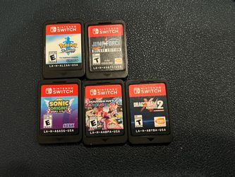 Switch Games Mario, Pokemon, Dragon Ball, Sonic, jump force