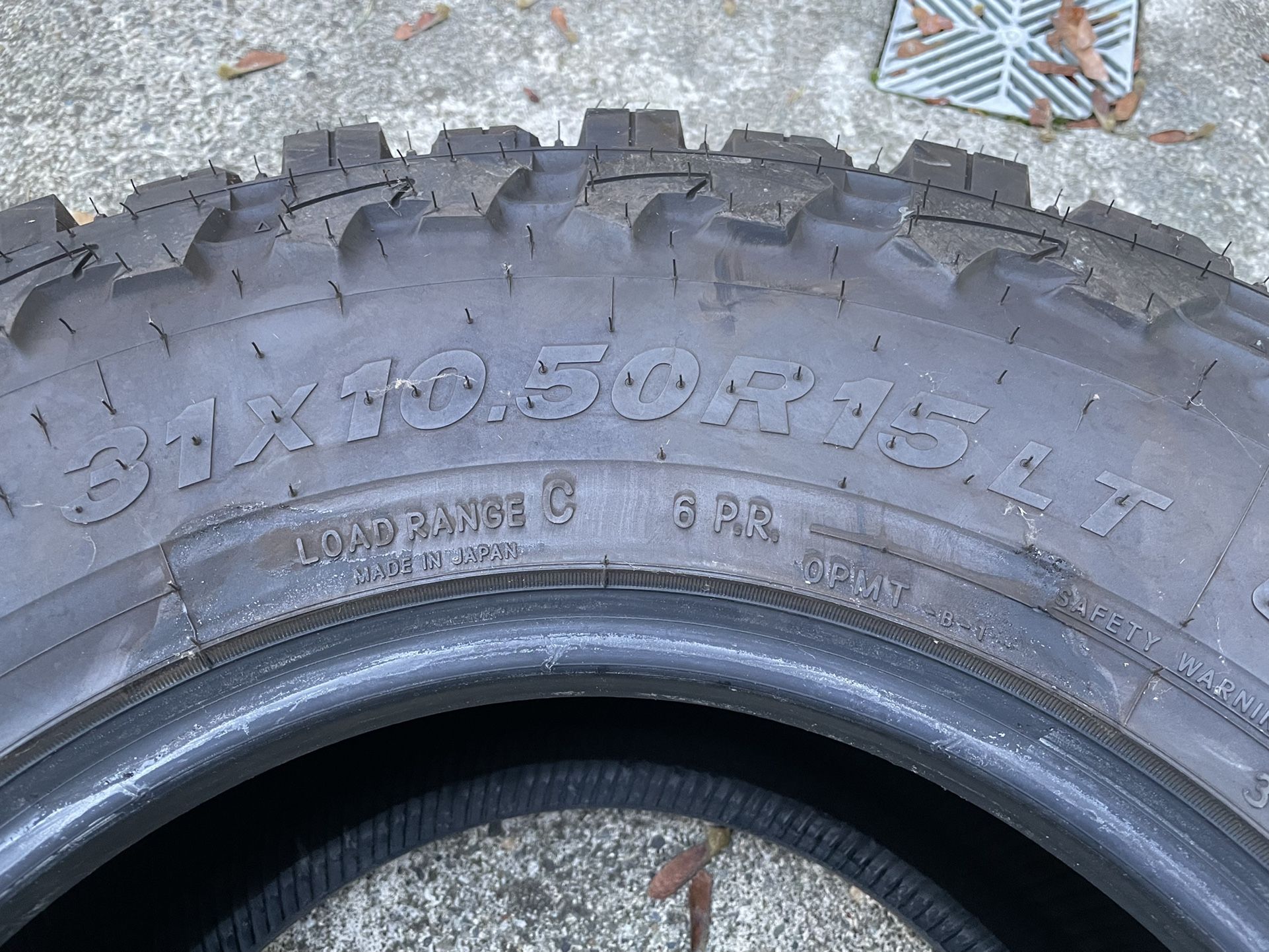 Toyo open country m t 31x10 50xr15l for sale in kent wa offerup