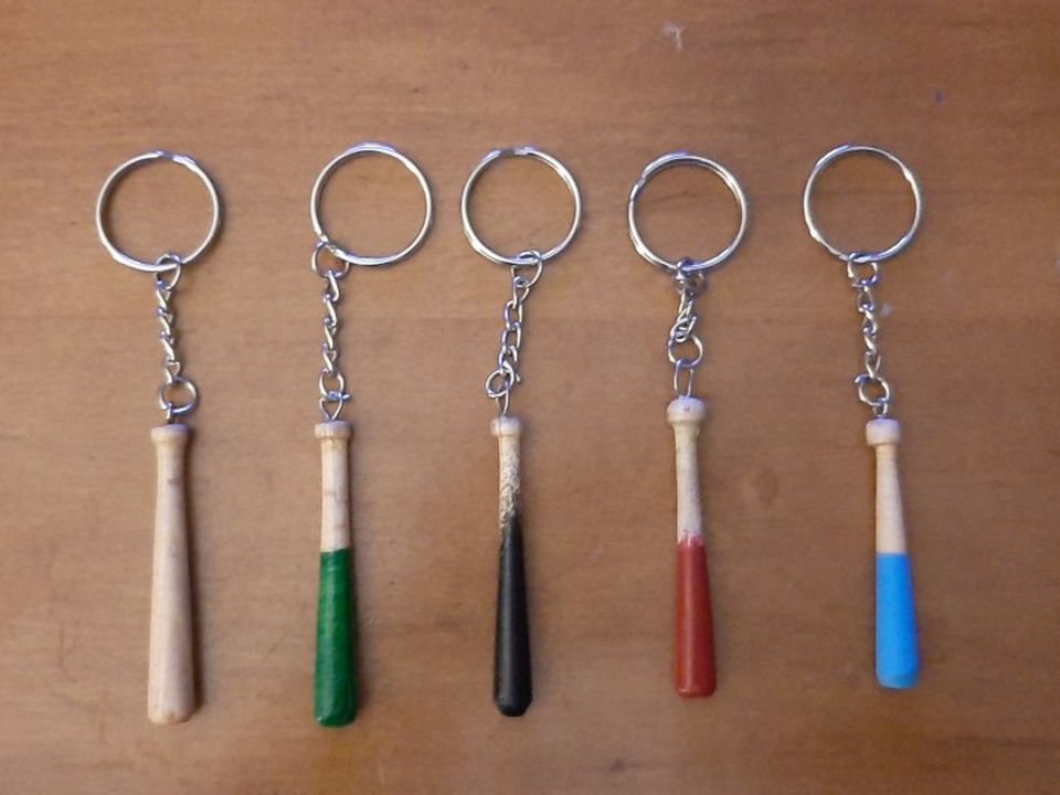 Mini Baseball Bat Keychain