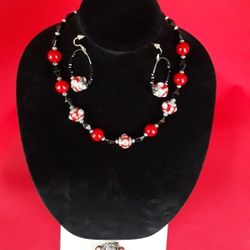 Ethnic High End Jewelry Set Necklace Earings Bracelet 