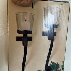 Metal Wall sconce set of 2