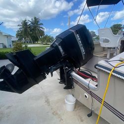 Mercury 150 HP Outboard Motor With Controller