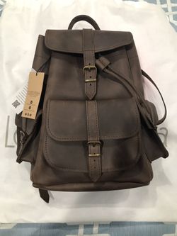 Leather Backpack 