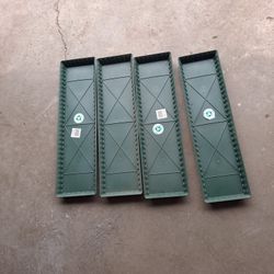 Plants plastics saucers