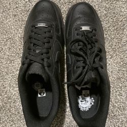 Size 13 Black Air Force Ones Never Worn