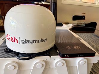 Dish Playmaker Portable Satellite Antenna with Wally Receiver