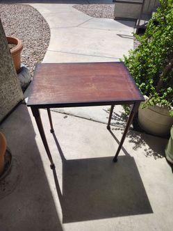 Brown medium size table