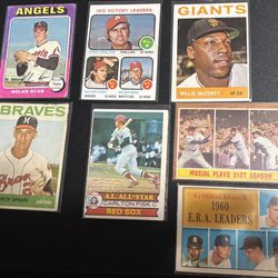 🔥 HOF Legends Lot!! Fisk, Ryan, Spahn, McCovey 100 OBO