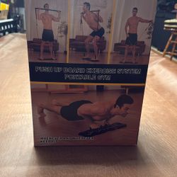 Hot wave Push Up Board Exercise System portable Gym 