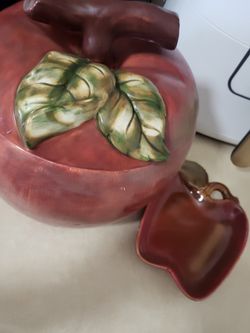 Cookie Jar & Spoon Rest Holder $20