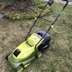 Sun Joe Battery-Powered Electric Mower (Excellent Condition)