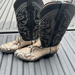 Lucchese Handmade Python Cowboy Boots - Size 10 D - Never Worn