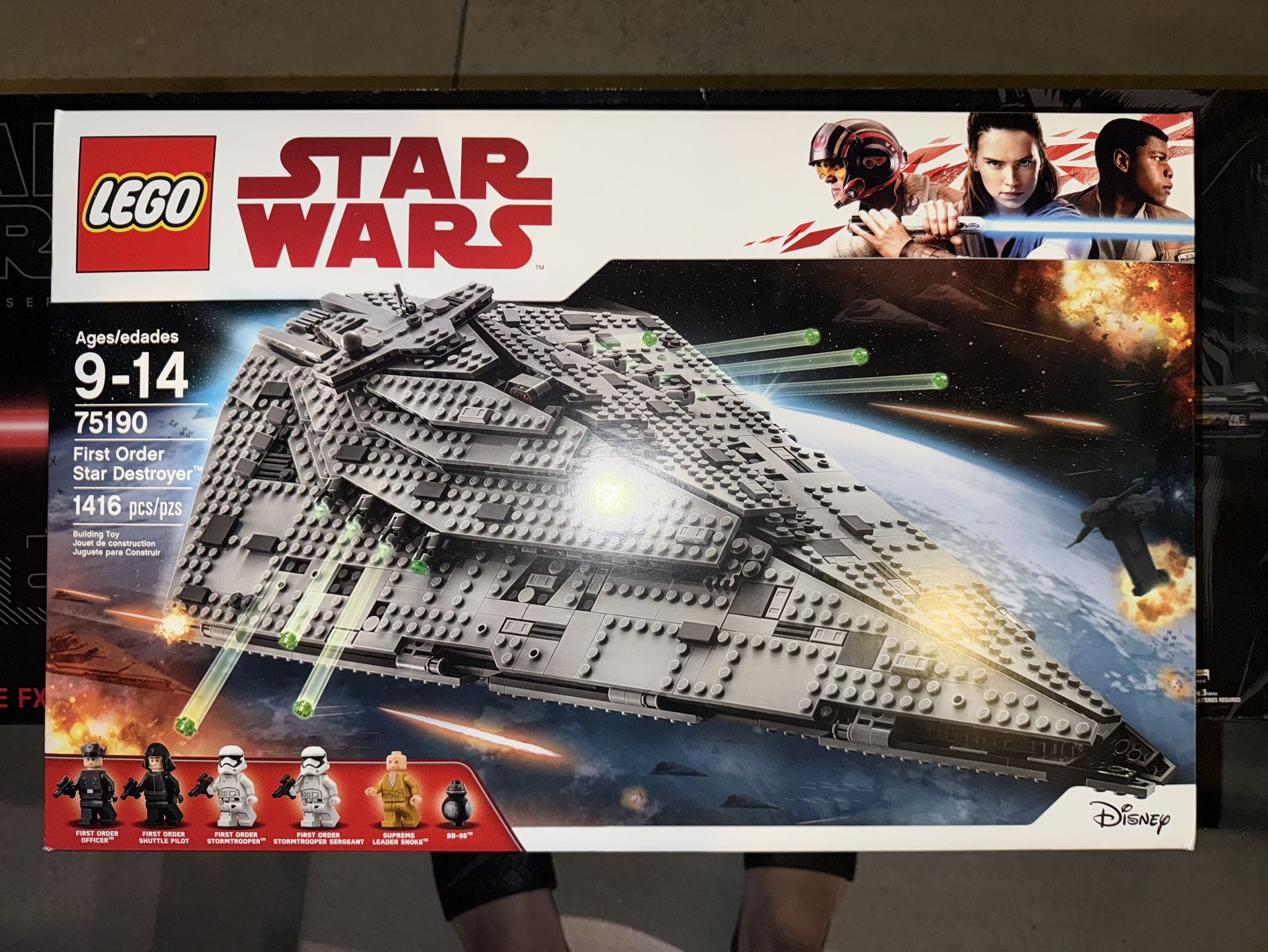 Star Wars Lego 75190 The First Order Star Destroyer New In Box Never Opened