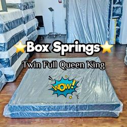 Box Springs Twin Full Queen King Box Spring Bases Para Colchon Mattresses 