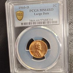 1960 D Large Date Penny 