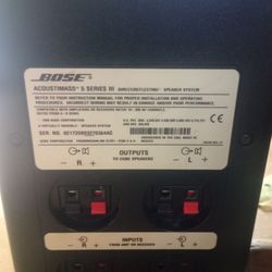 Bose acoustimass series 3 subwoofer