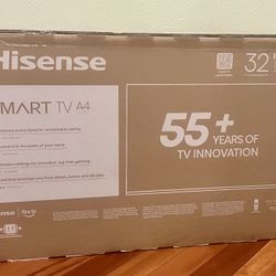 Brand New 32” Hisense Smart TV (Unopened in Box)