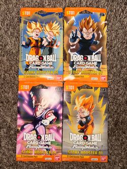 Dragon ball z ST01 cards