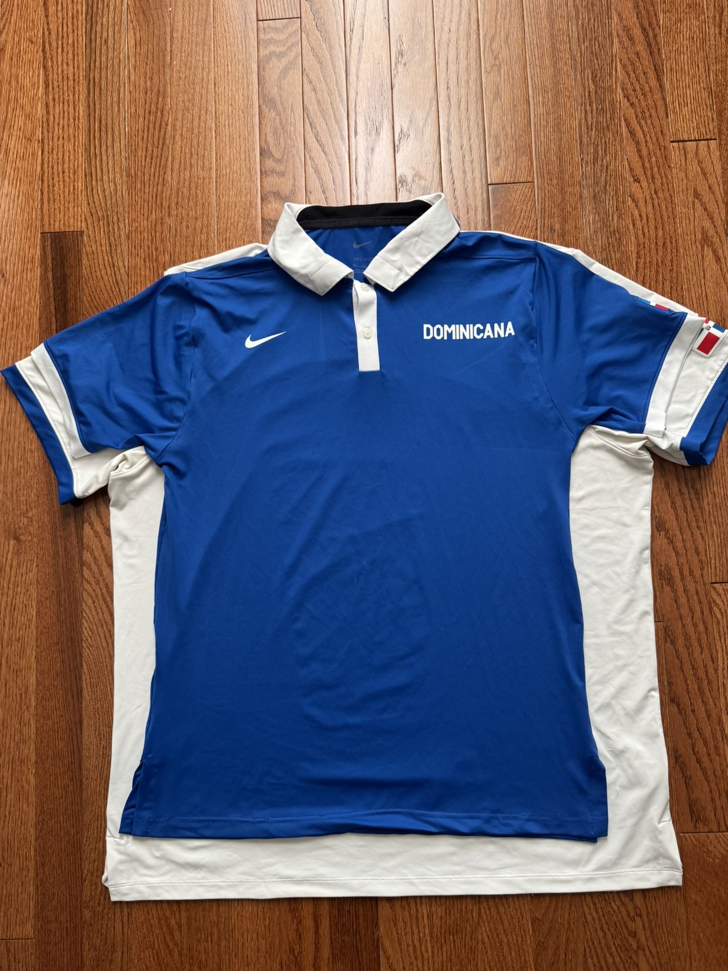 Dominican Republic National Basketball Federation Polo Shirt TAILORED to Size M