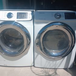 Samsung Heavy Duty Washer And Gas Dryer Set 