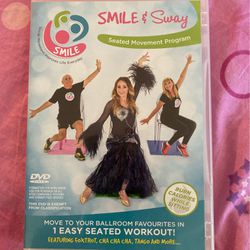 Smile and Sway Seated Workout Chair Exercise Ballroom Dance DVD