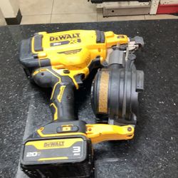 DEWALT DCN45RN 18V XR Cordless Roofing Coil Nail Gun 110668-2 JAR
