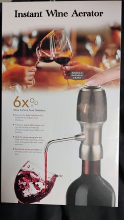 Instant wine Aerator.....