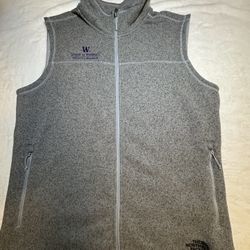 The North Face Sweater Fleece men’s cozy & warm vest w/logos Sz XX XL