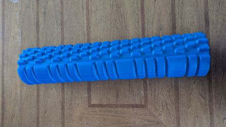 Textured Deep-Tissue Fitness Foam Roller (Blue) - Muscle Recovery