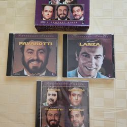 Opera 6 CD Set - Pavarotti, 3 Tenors, Lanza, Caruso, Domingo, Carreras