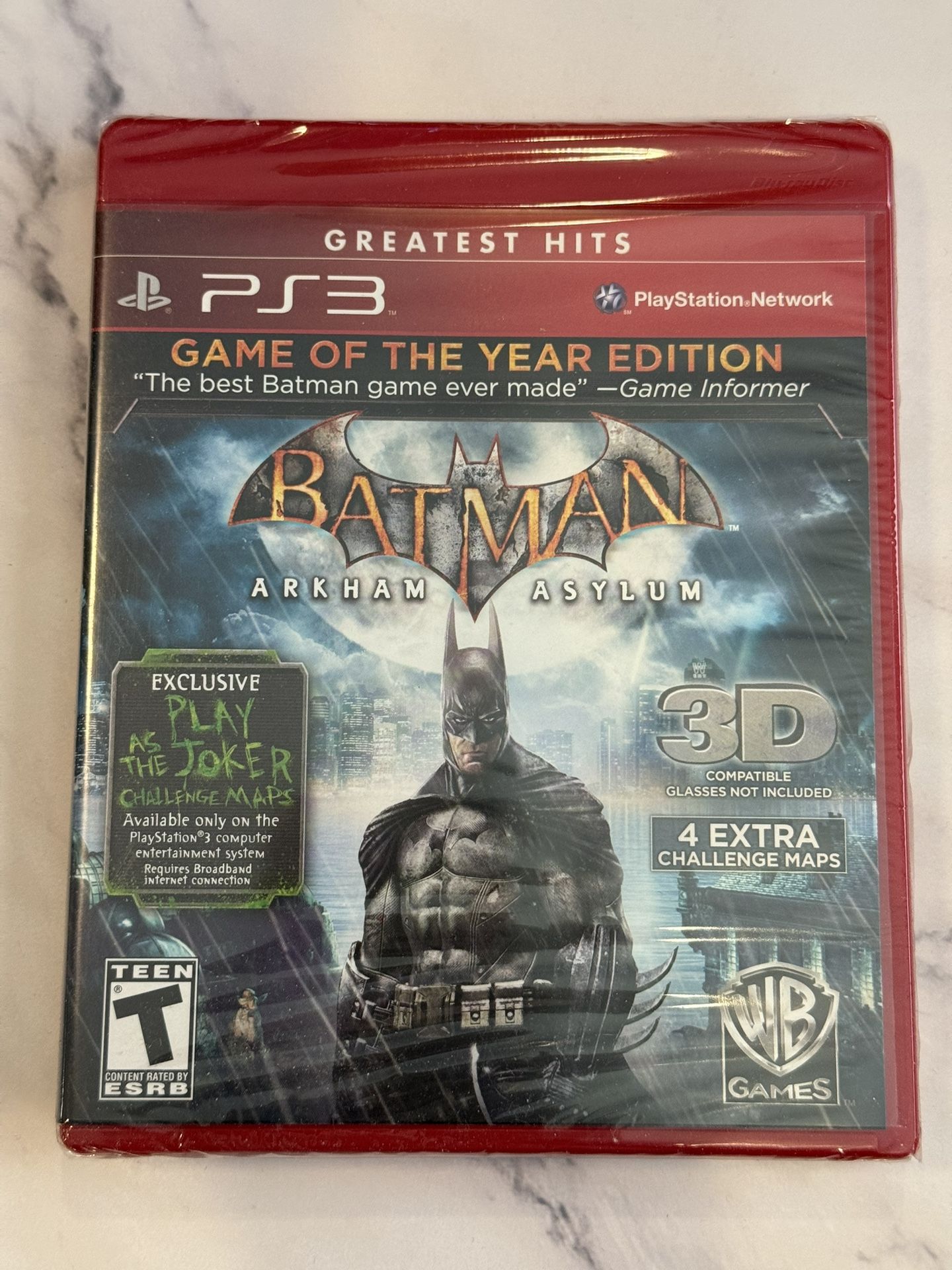 Batman Arkham Asylum Game Of The Year Edition For Sony PlayStation 3 PS3 Video Game