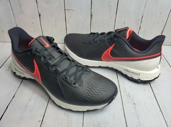 Nike React Infinity Pro Golf Shoes Black Crimson Red CT6620-002 Mens Sz 9 Rare