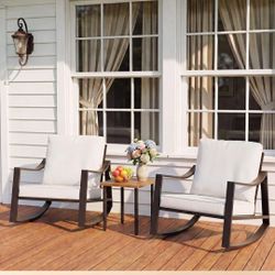 3-piece rocking bistro set