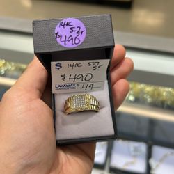 14k Gold Ring Sz 12