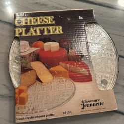 Vintage Cheese Platter (Jeannette)
